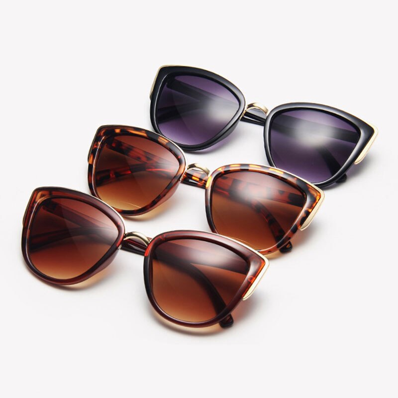 Retro Cateye Sunglasses Vintage Gradient Glasses