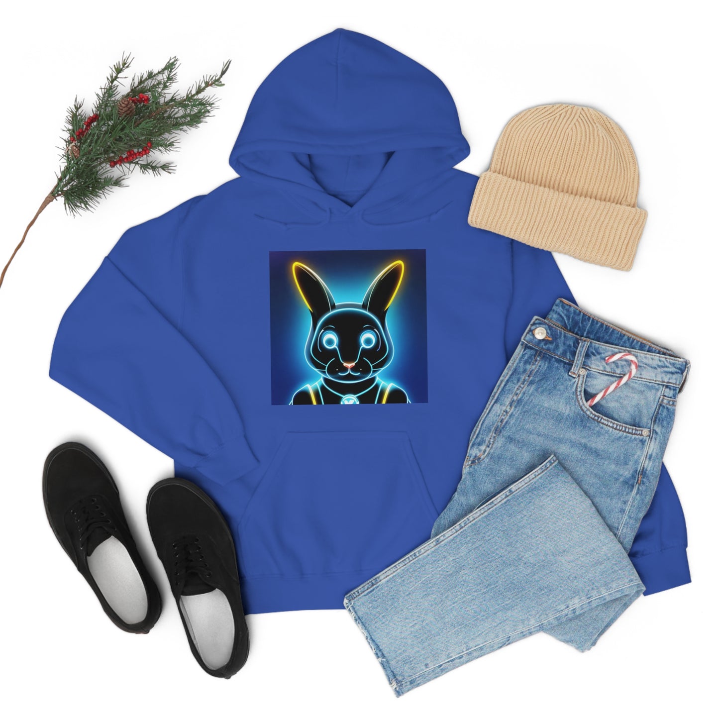 Light show Rabbit Hooded Sweatshirt