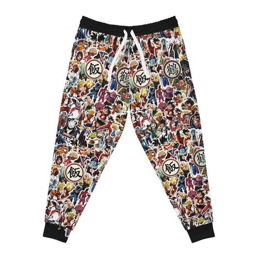 DBZ mashup Athletic Joggers (AOP)