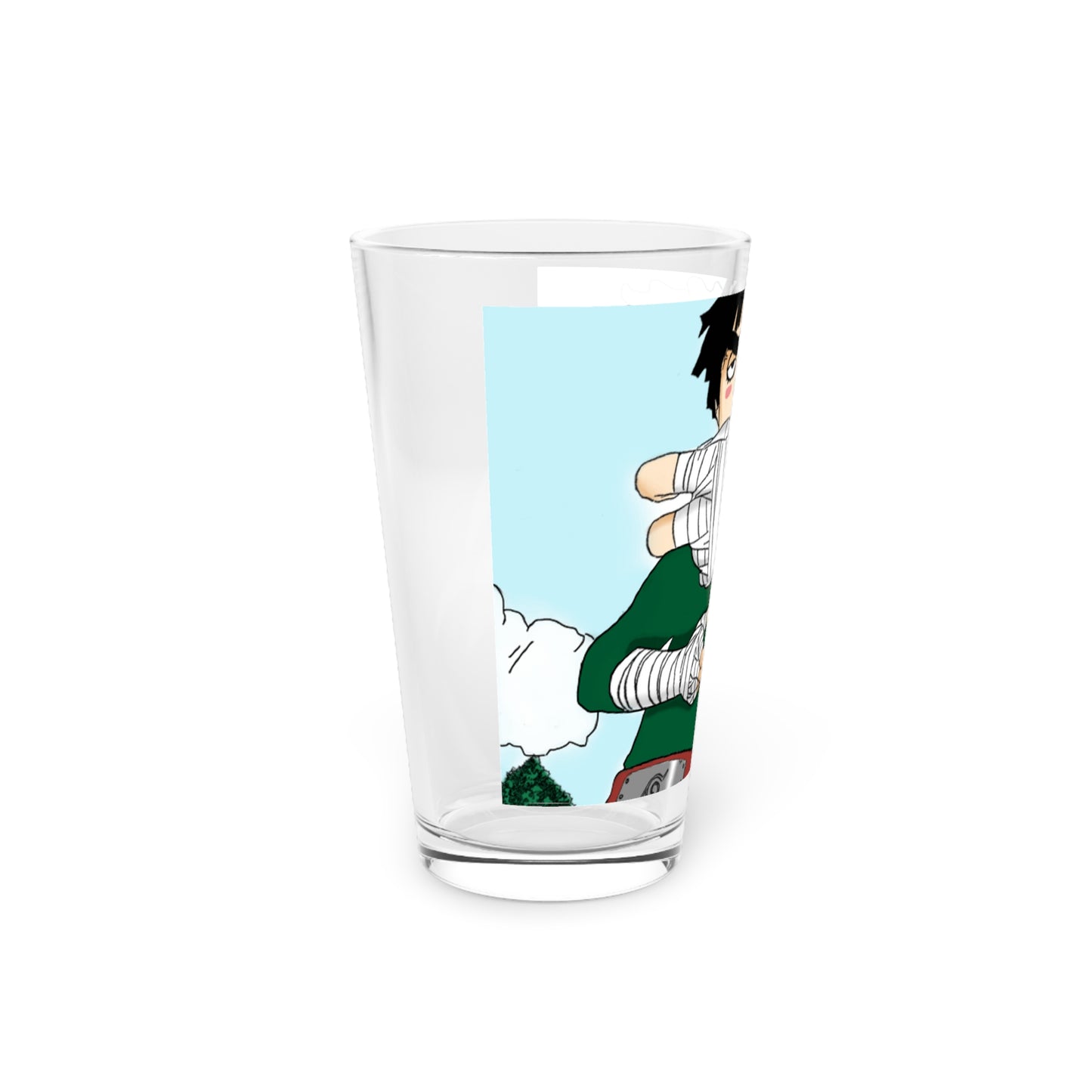 Rock Lee Drunken Fist Pint Glass, 16oz