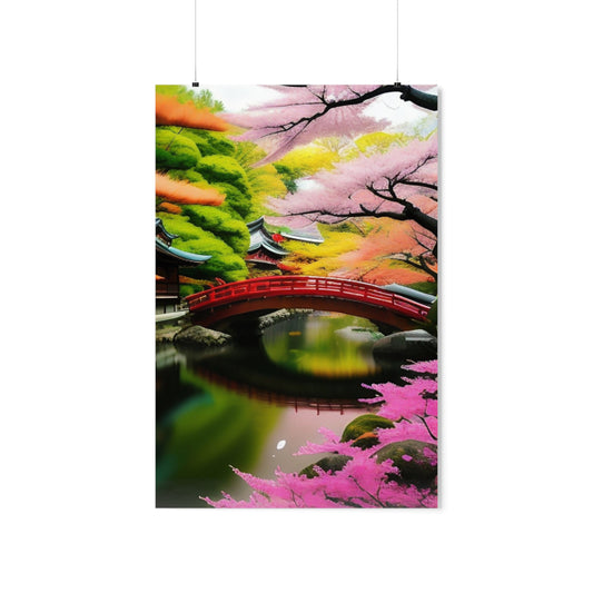 Cherry Blossoms Springs Poster