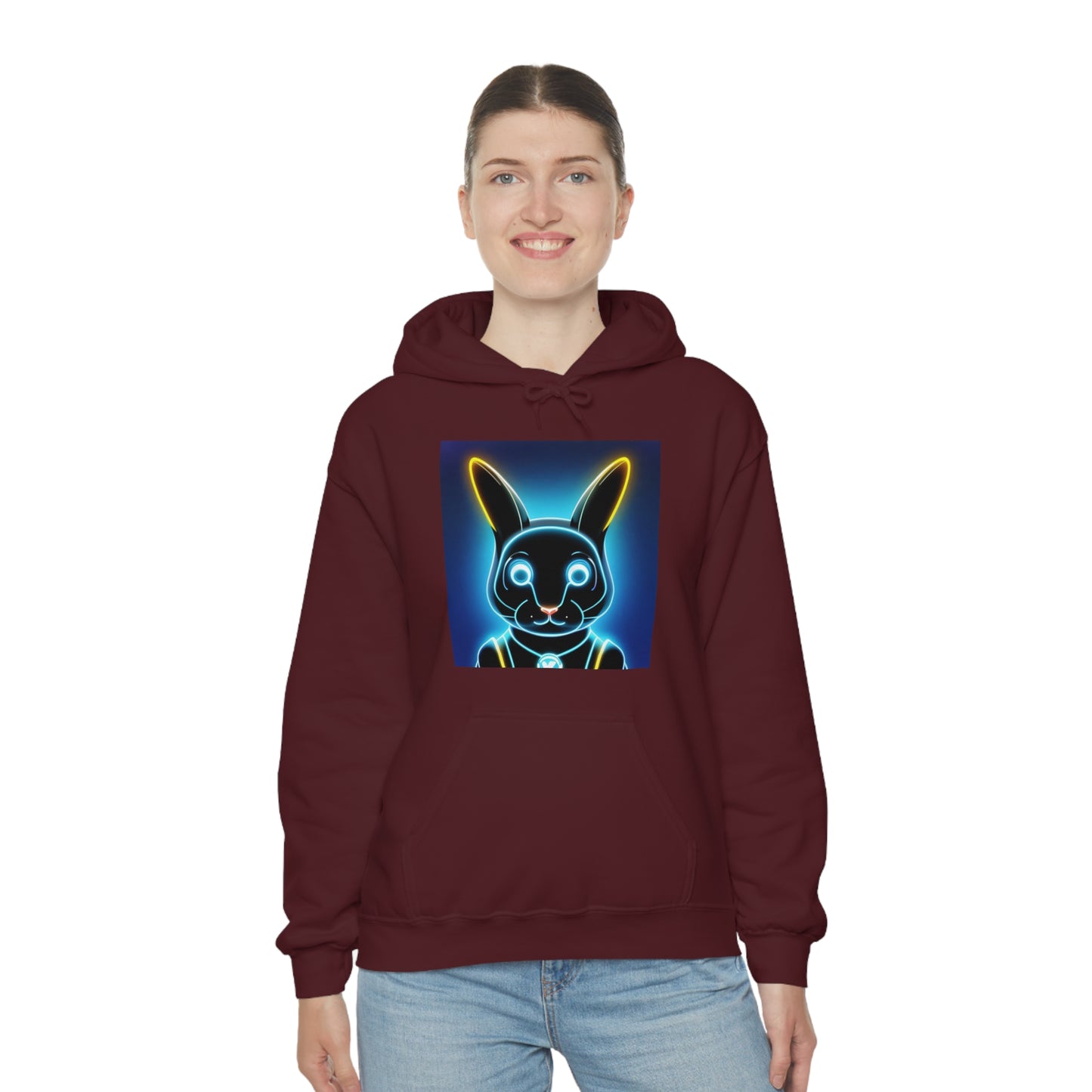 Light show Rabbit Hooded Sweatshirt
