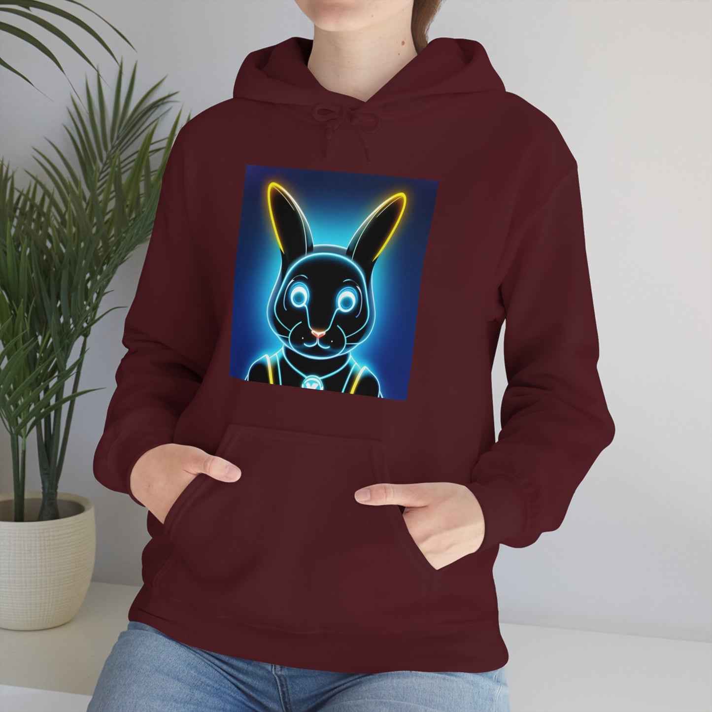 Light show Rabbit Hooded Sweatshirt