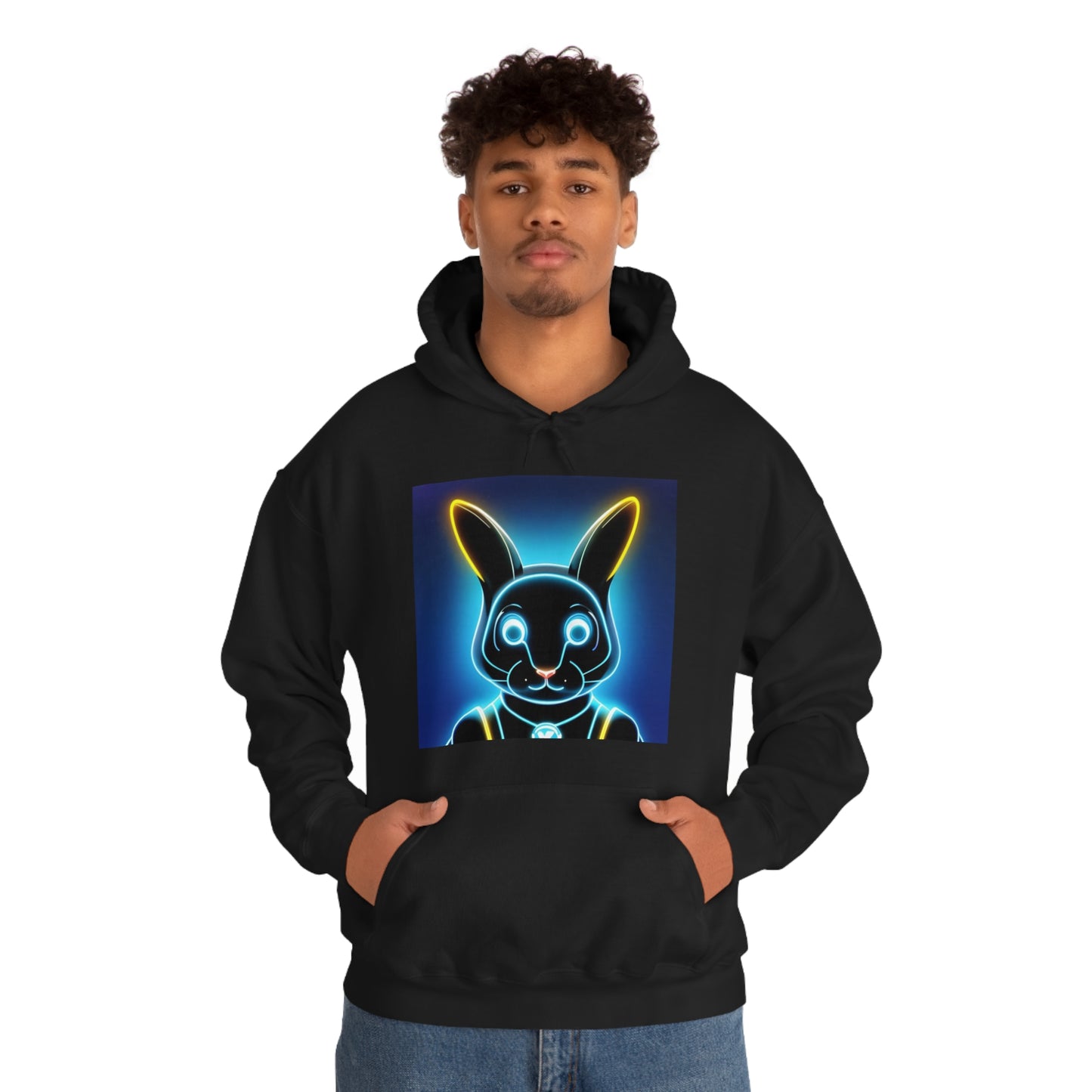 Light show Rabbit Hooded Sweatshirt