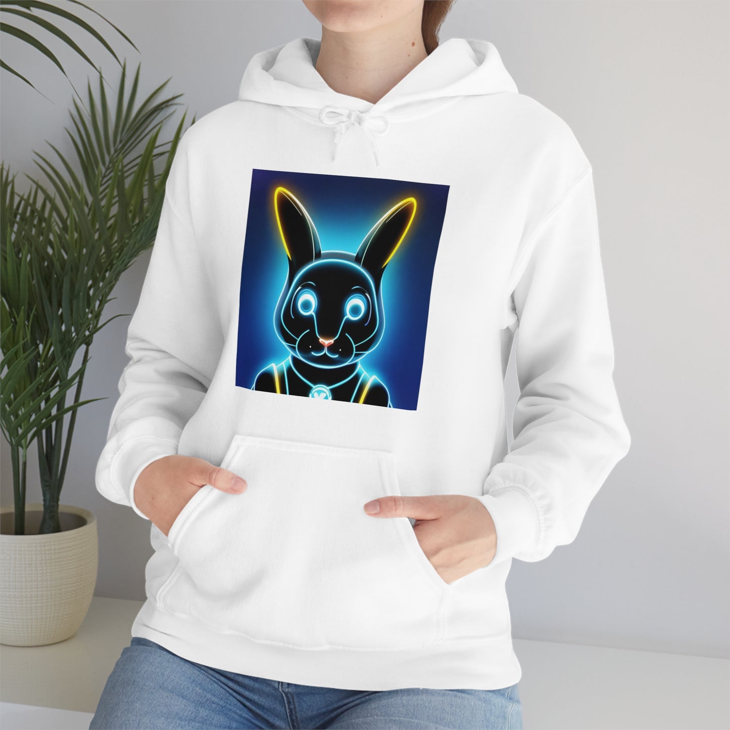 Light show Rabbit Hooded Sweatshirt