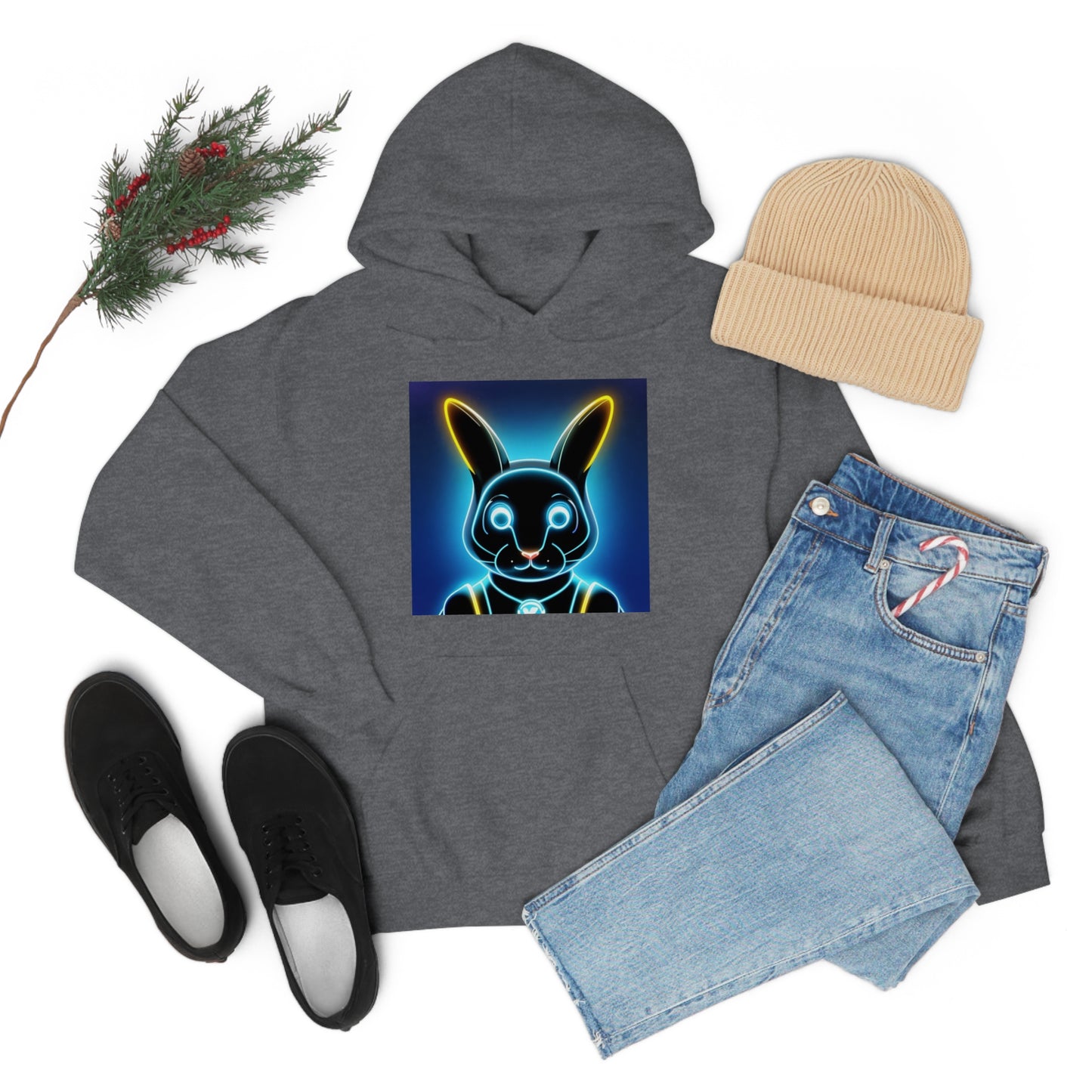Light show Rabbit Hooded Sweatshirt
