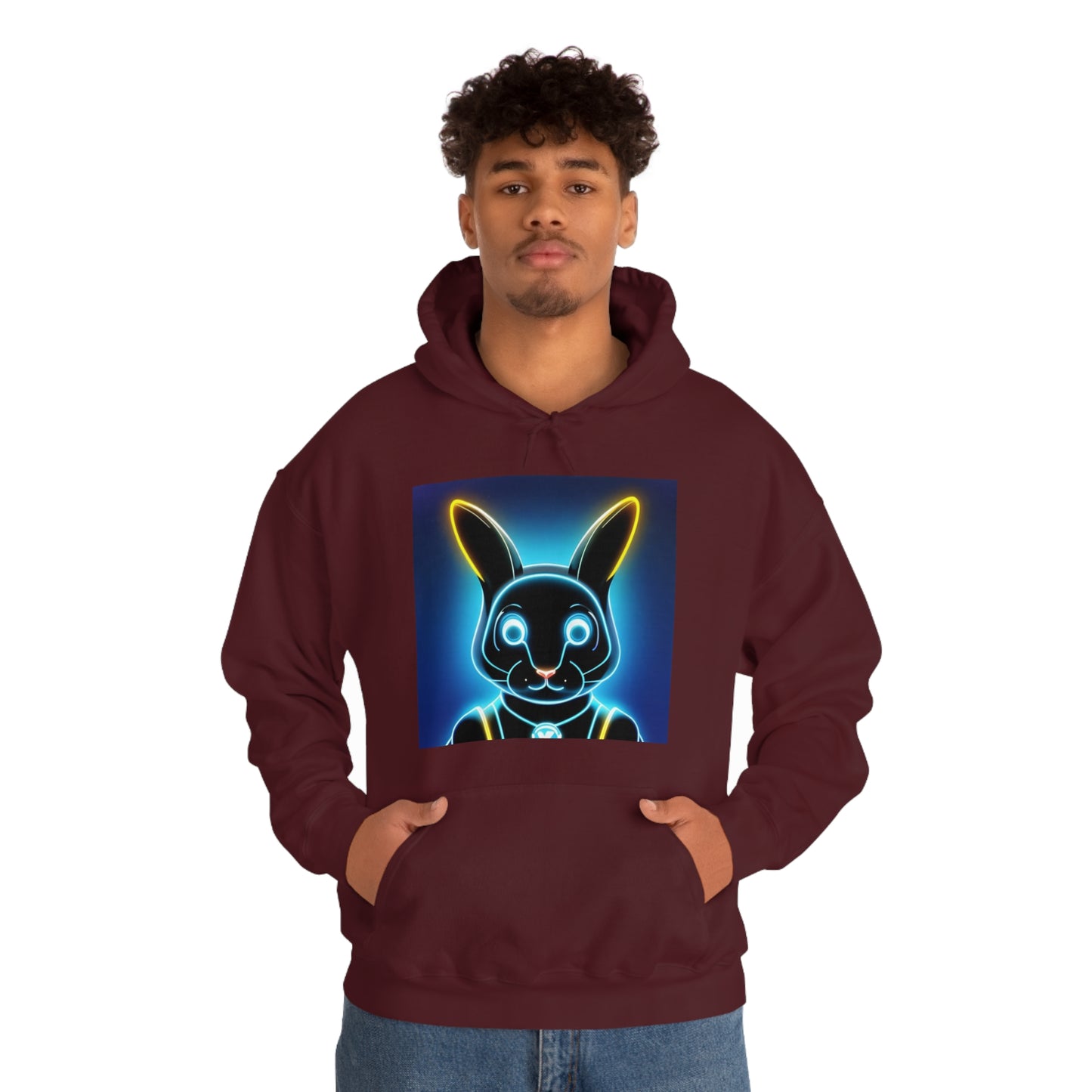 Light show Rabbit Hooded Sweatshirt