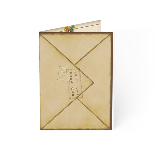 Owl post Greeting Cards (1, 10, 30, and 50pcs)