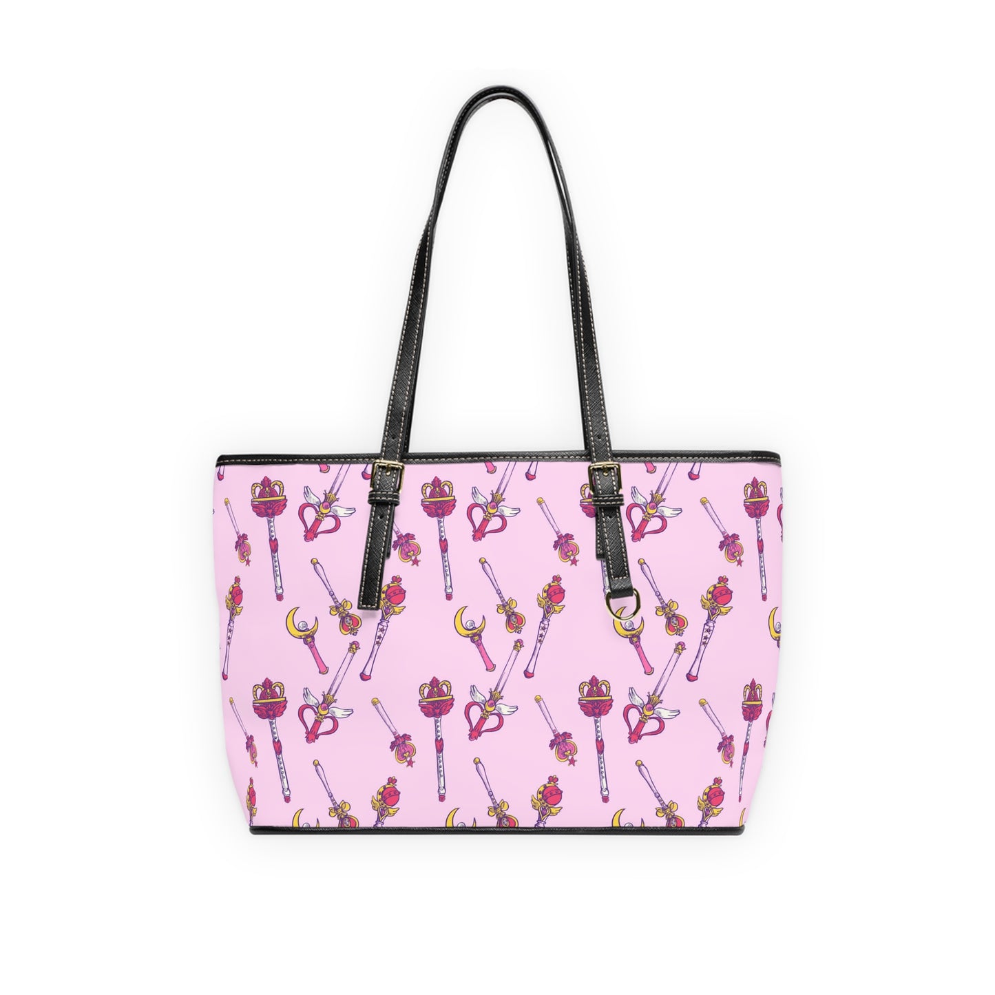 Sailor Moon wands Leather Shoulder Bag