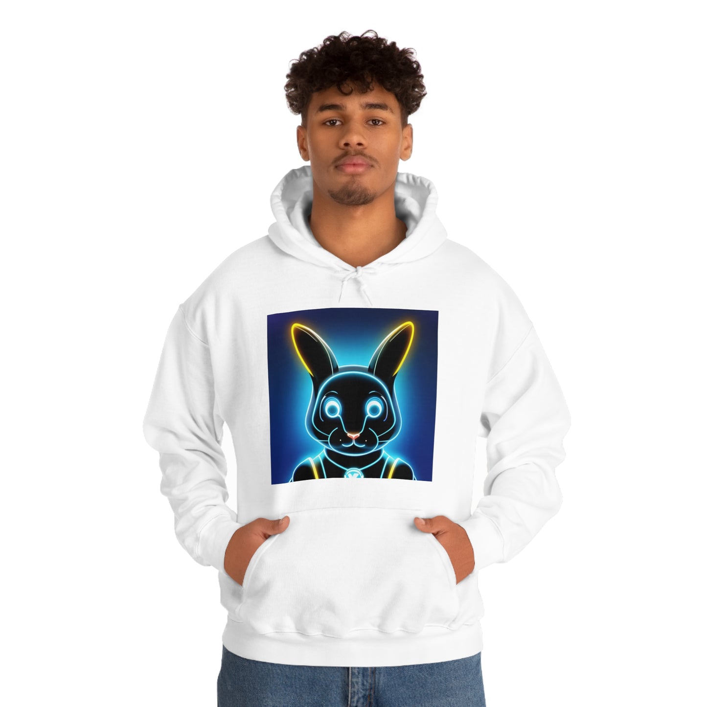 Light show Rabbit Hooded Sweatshirt