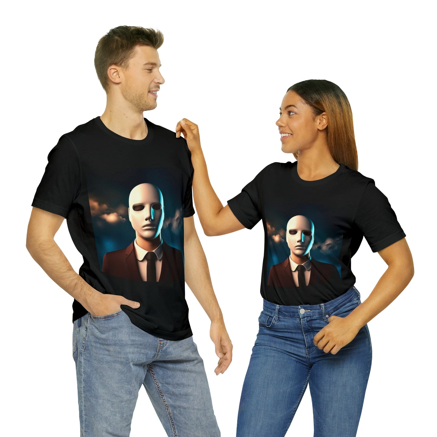 The Faceless man Unisex Jersey Short Sleeve Tee