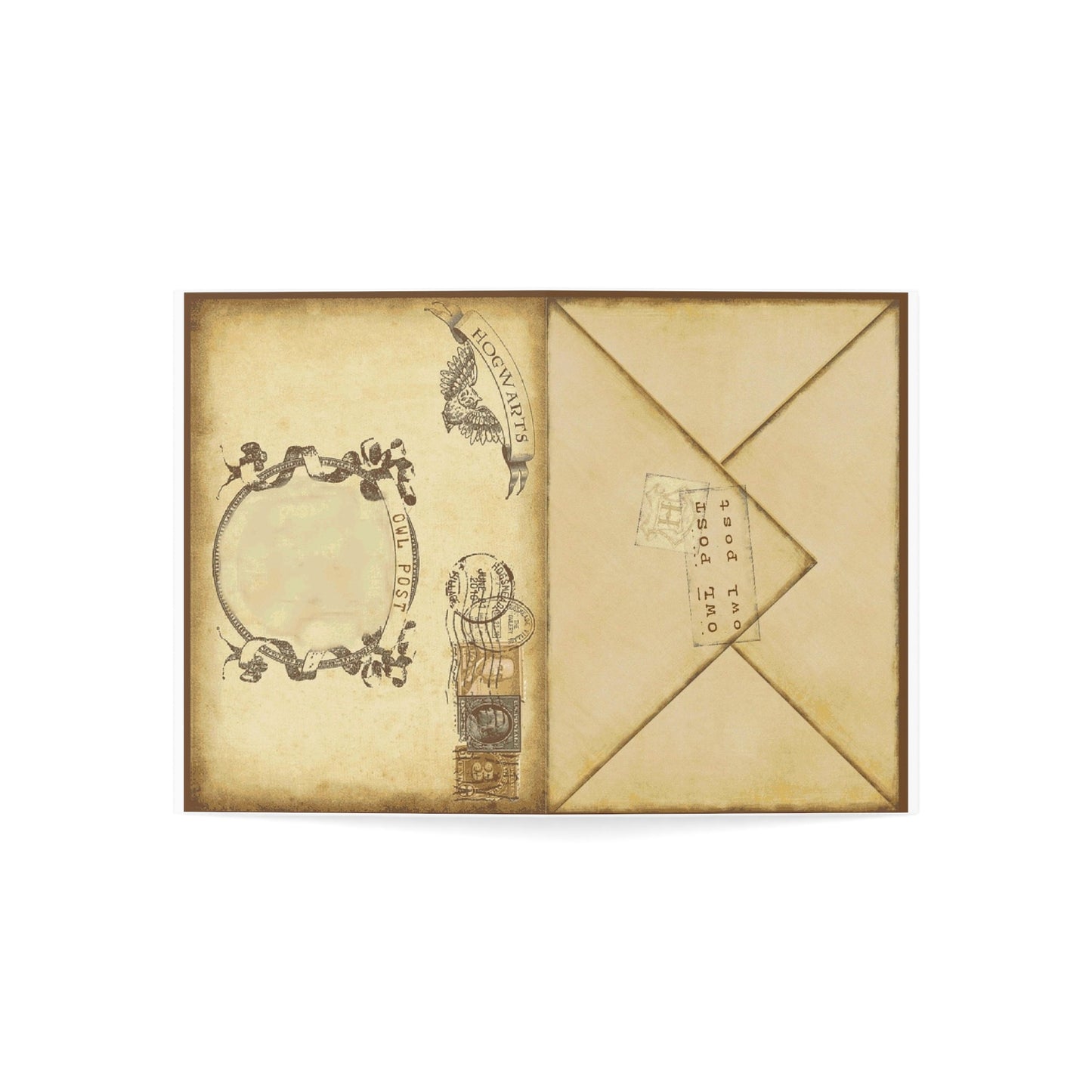 Owl post Greeting Cards (1, 10, 30, and 50pcs)