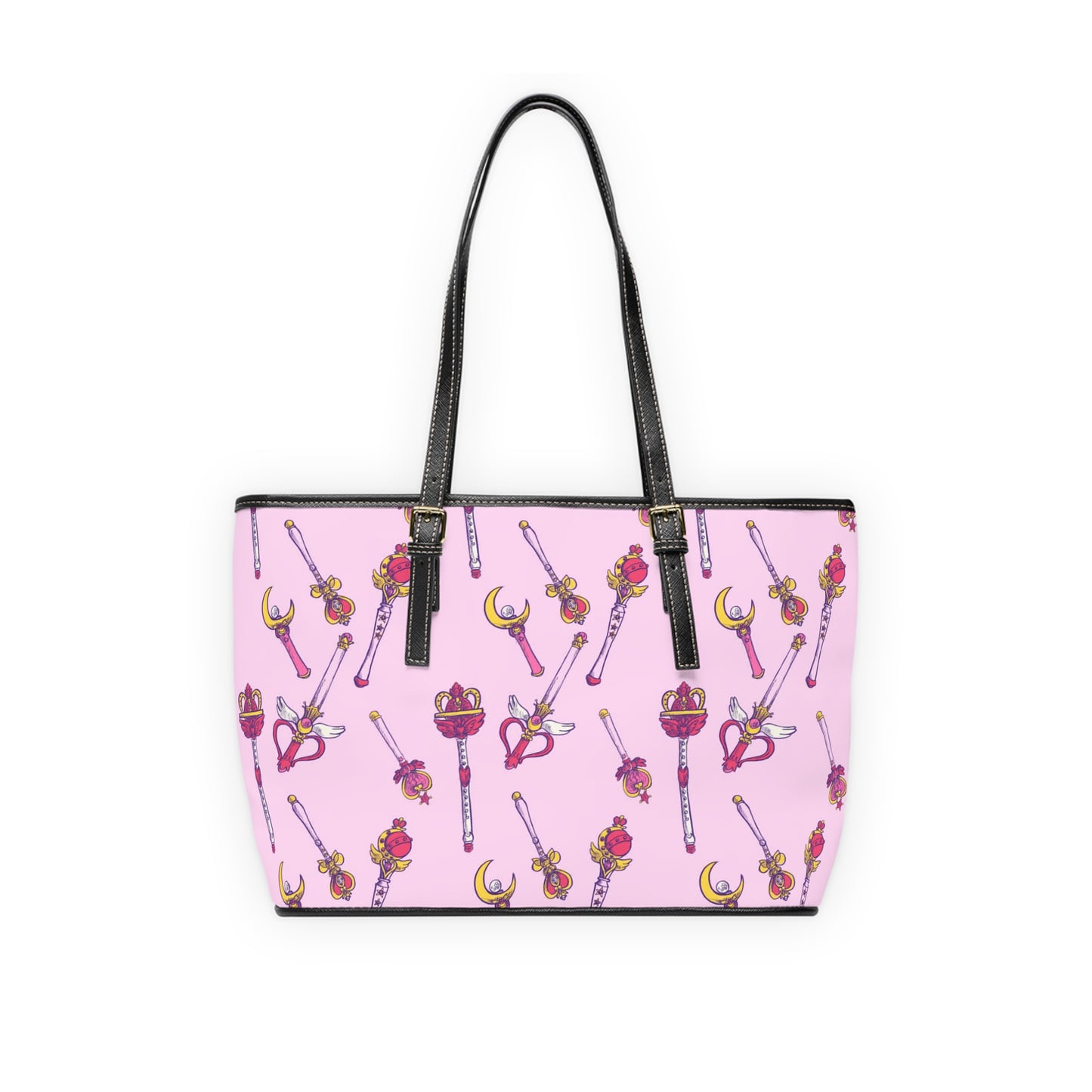 Sailor Moon wands Leather Shoulder Bag