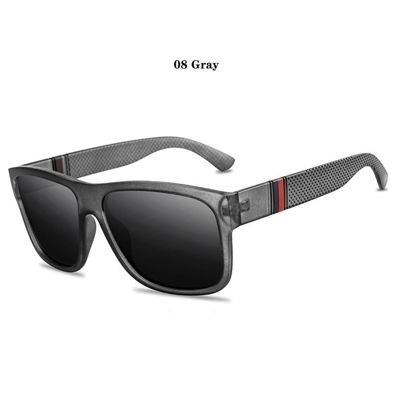 Luxury Square Framed Polarized Sunglasses