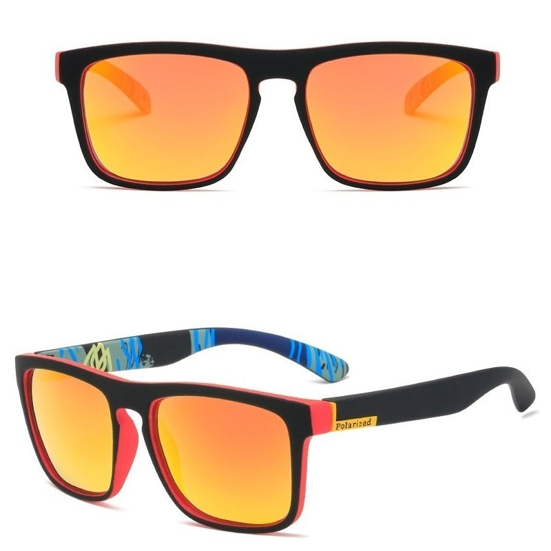 Luxury Square Framed Polarized Sunglasses