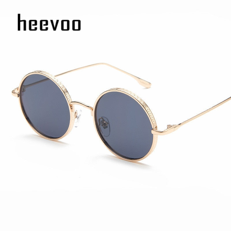 Fashion Retro Sunglasses Metal Round Vintage Glasses