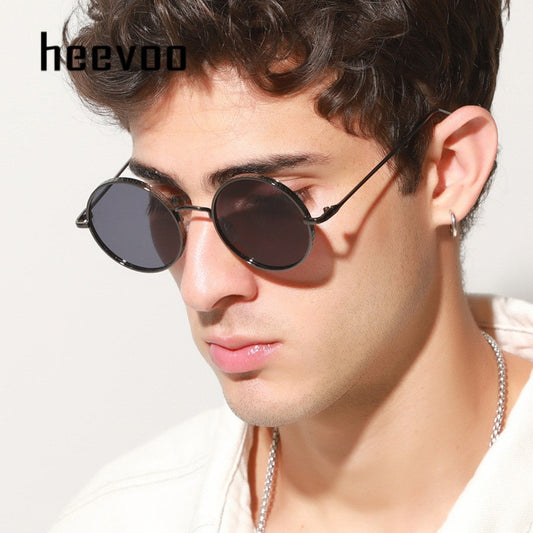 Fashion Retro Sunglasses Metal Round Vintage Glasses