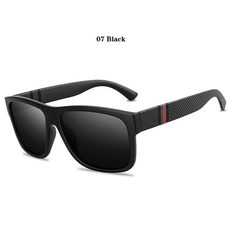 Luxury Square Framed Polarized Sunglasses