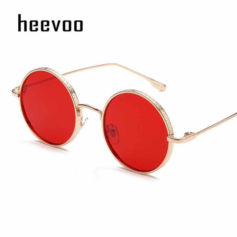 Fashion Retro Sunglasses Metal Round Vintage Glasses