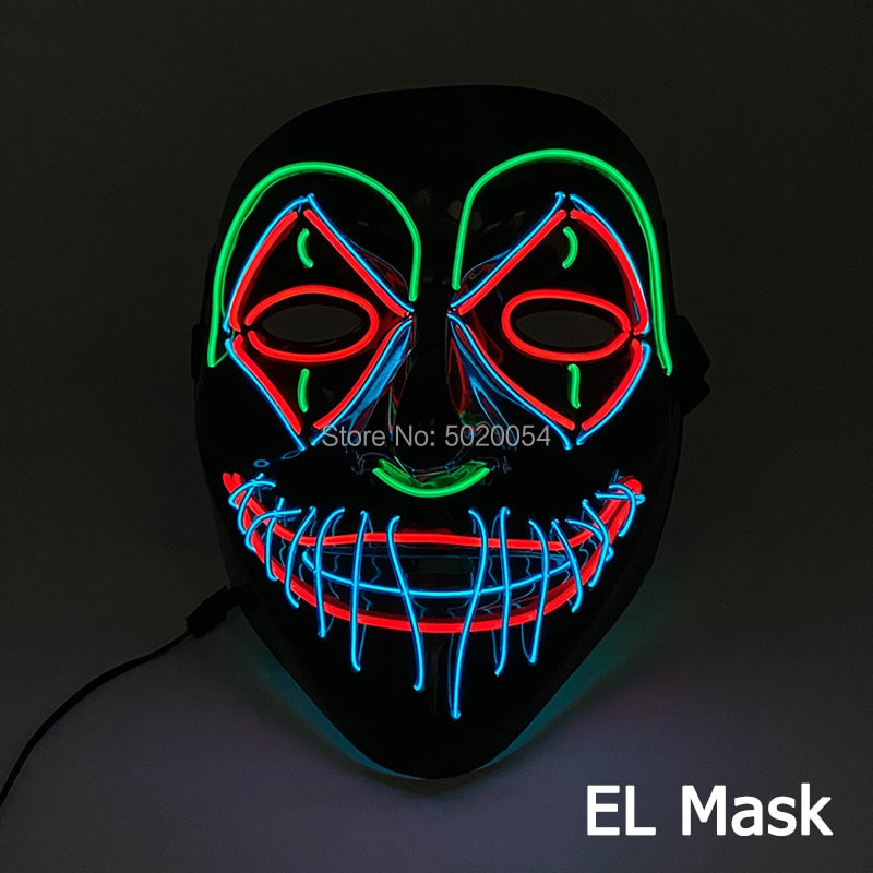 LED Glowing Mask