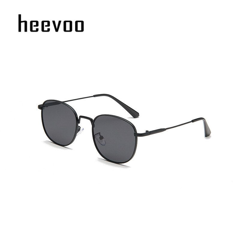 Vintage Small Round Square Sunglasses Metal Frame