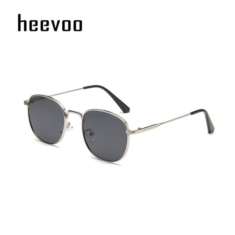 Vintage Small Round Square Sunglasses Metal Frame