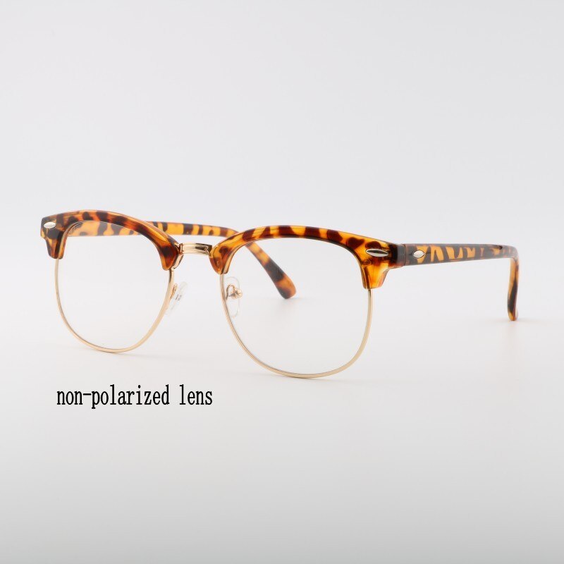 Polarized Sunglasses Semi Rimless Retro