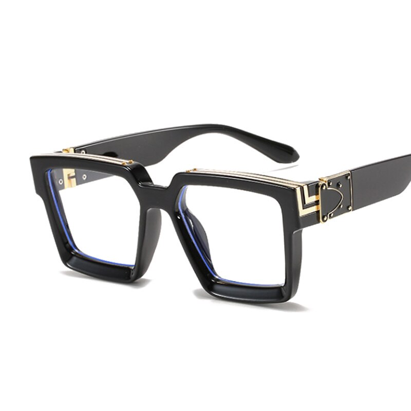 Luxury Square Sunglasses Designer Mirror Travel Sun Glasses