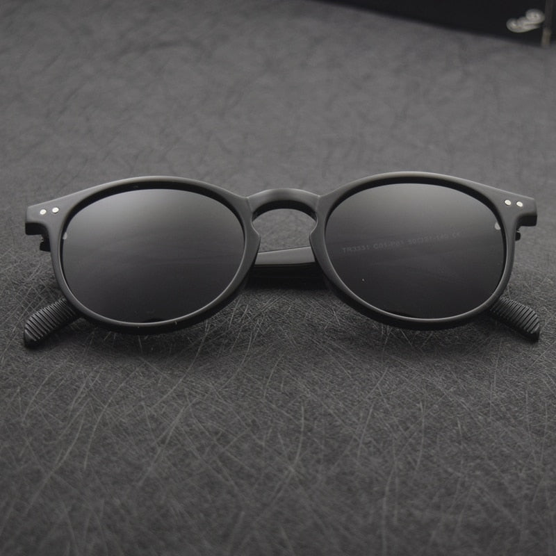 Driving Round Pink Shades Retro