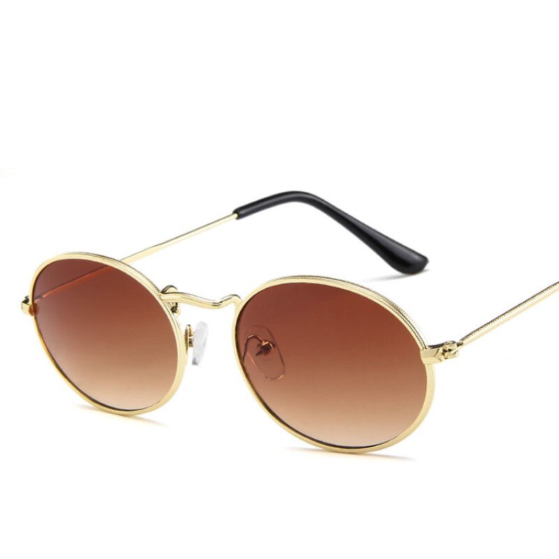 Retro Oval Designer Vintage Sun Glasses