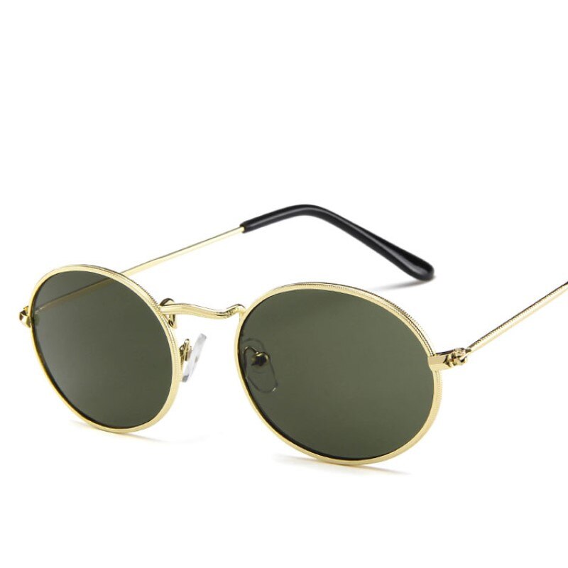 Retro Oval Designer Vintage Sun Glasses