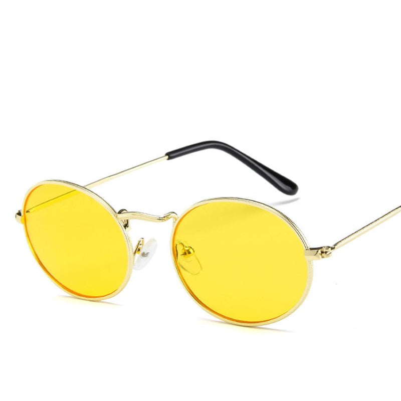 Retro Oval Designer Vintage Sun Glasses