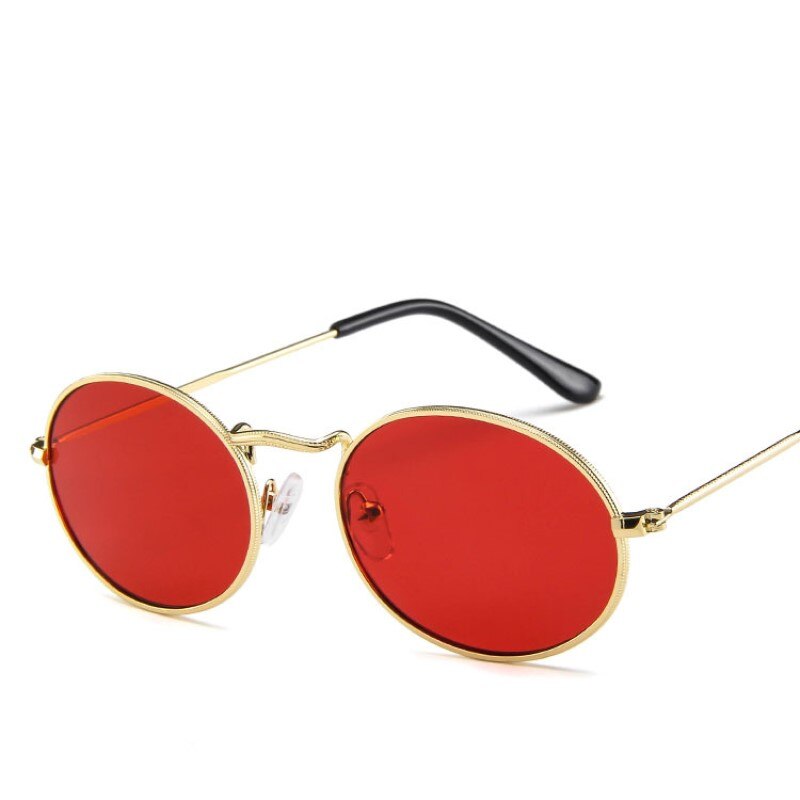 Retro Oval Designer Vintage Sun Glasses