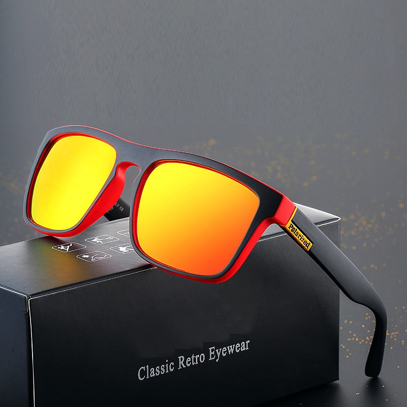Luxury Square Framed Polarized Sunglasses